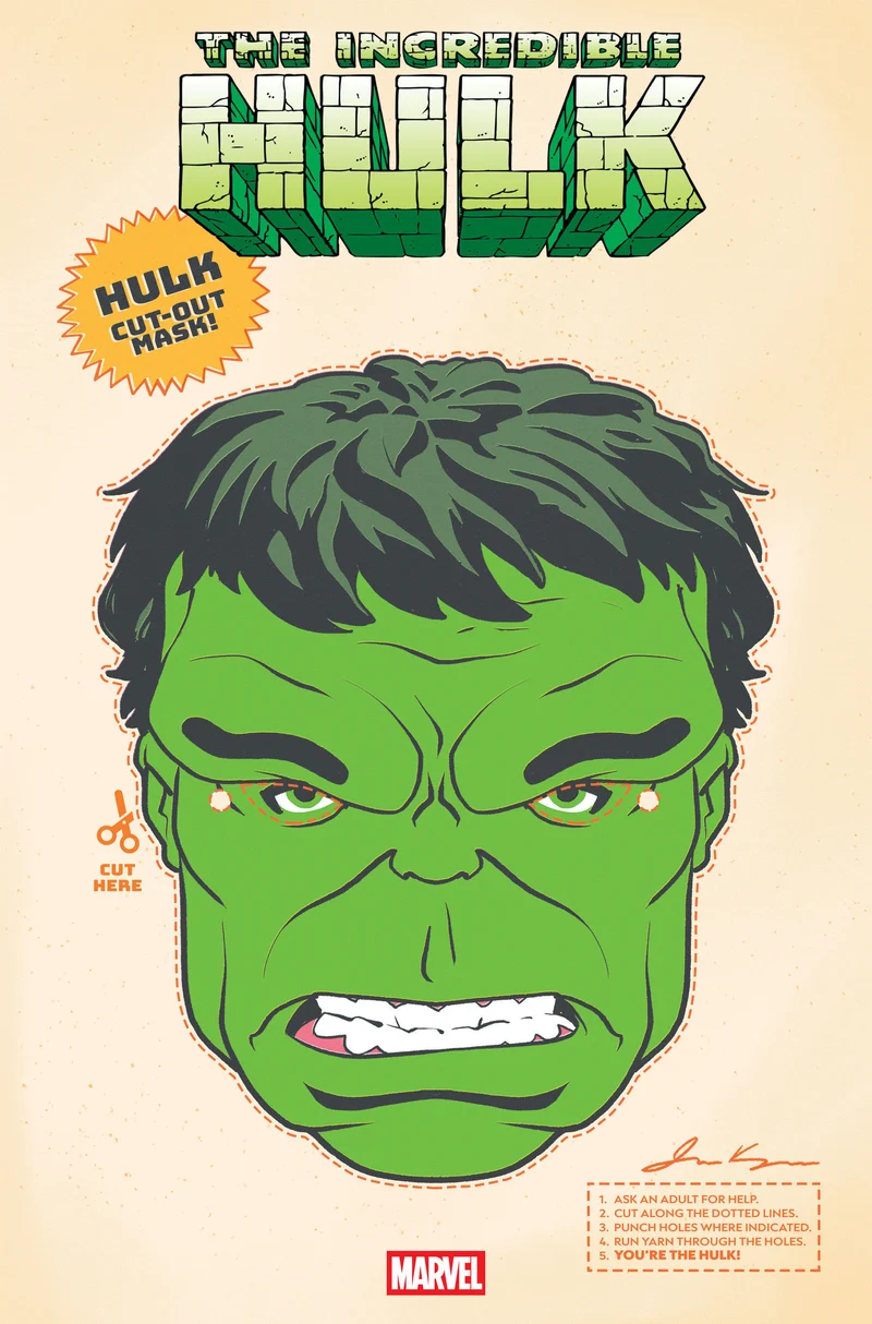 L'Incroyable Hulk #29 Variante de masque d'Halloween rétro