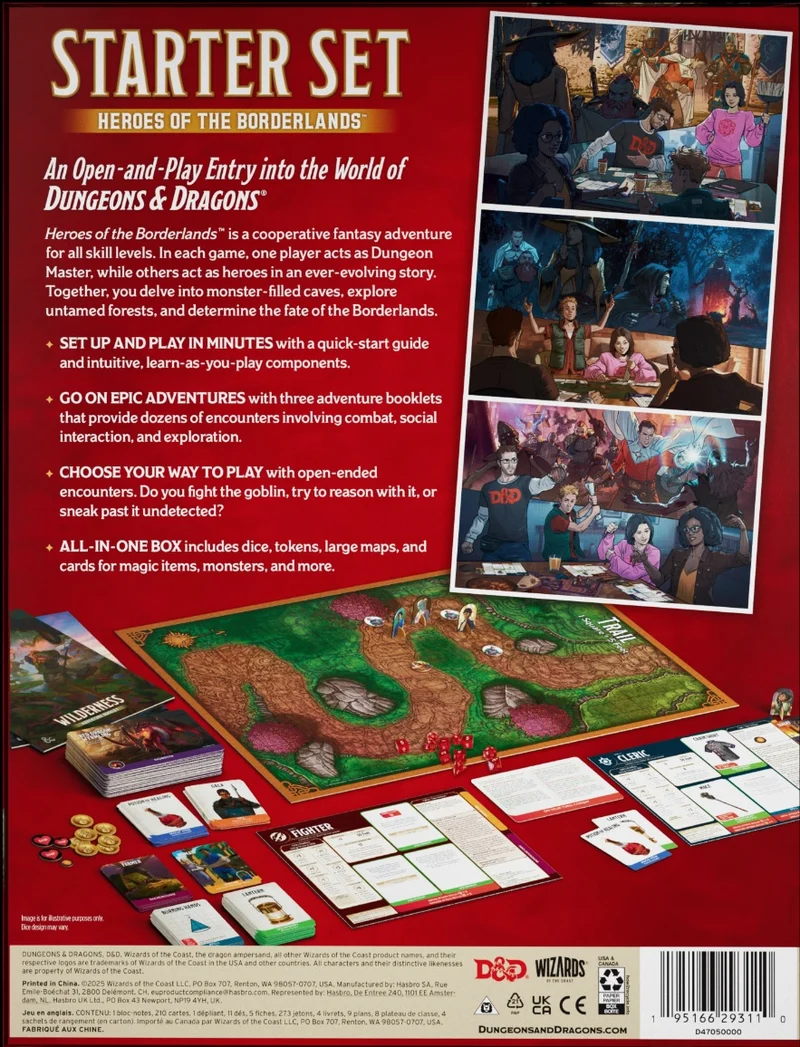 D&D RPG (2024) : - COFFRET DE DÉMARRAGE - HÉROS DES TERRES FRONTIÈRES