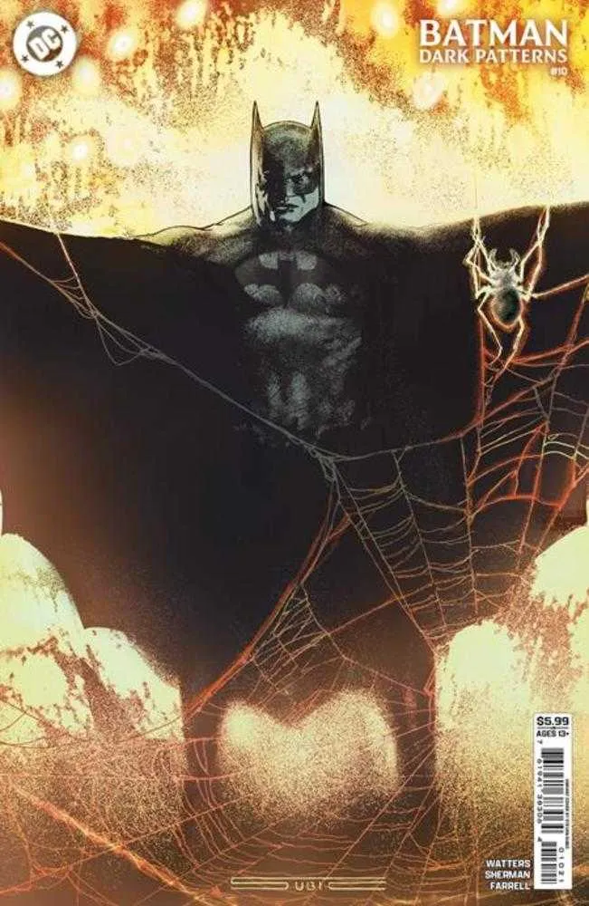 Batman Dark Patterns #10 (sur 12) Couverture B Stevan Subic Variante en carton