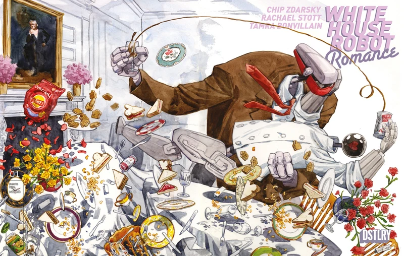 Romance robotique de la Maison Blanche n°1 Variante Jill Thompson