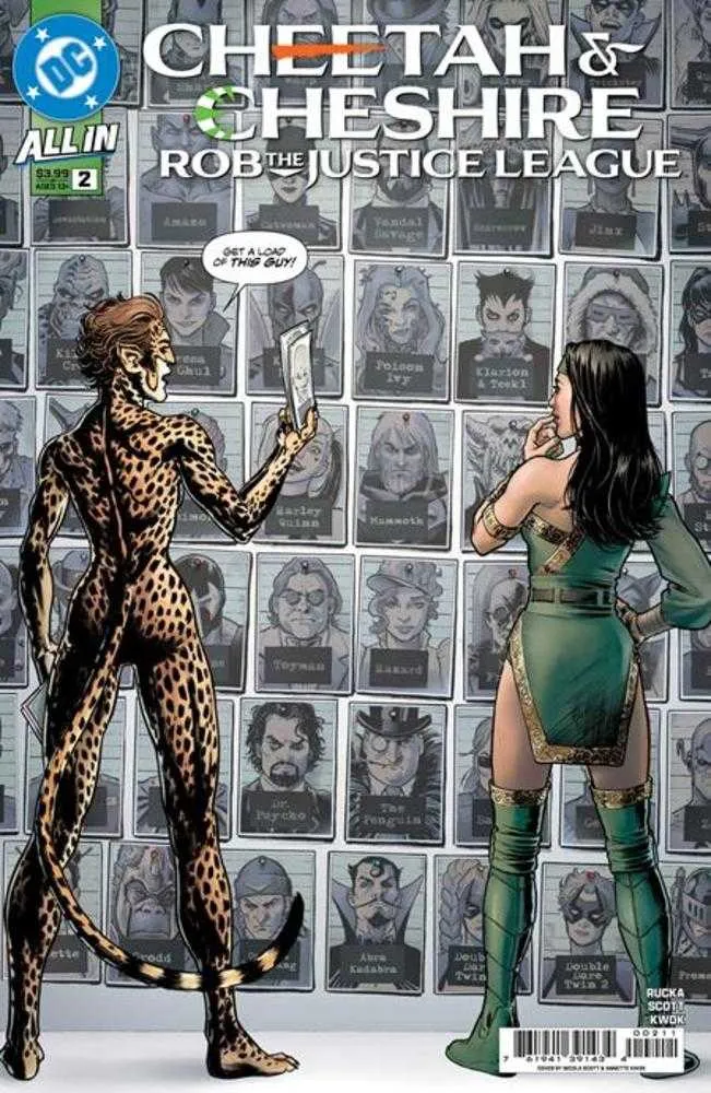 Cheetah et Cheshire dérobent la Ligue des Justiciers #2 (sur 6) Couverture A Nicola Scott