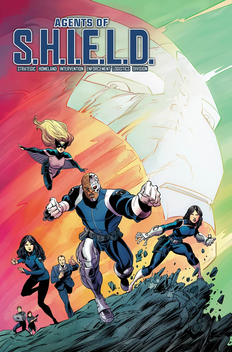Couverture de l'Omnibus Agents du SHIELD de Mike Norton [Marché direct uniquement]