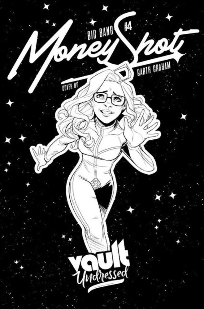 Money Shot Big Bang #4 (sur 5) Couverture E Garth Graham Nsfw Black Bag Variant (Mature)