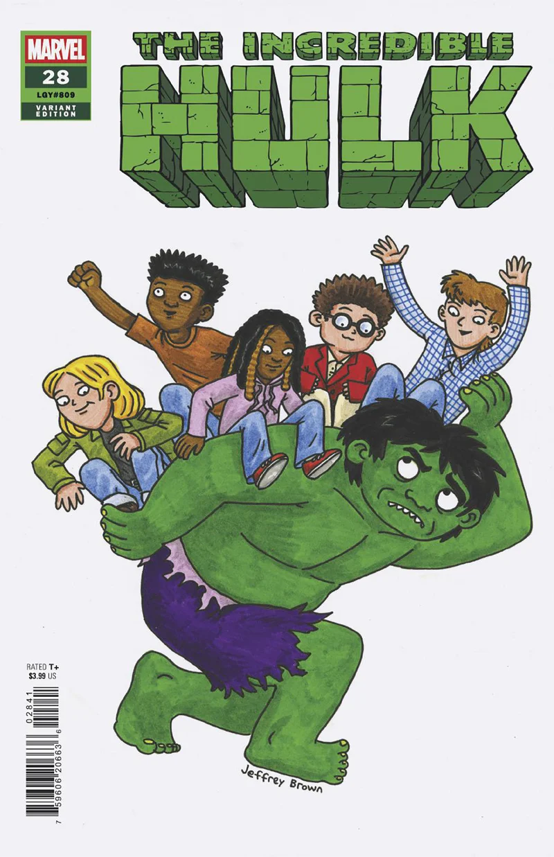 L'Incroyable Hulk #28 Variante Jeffrey Brown