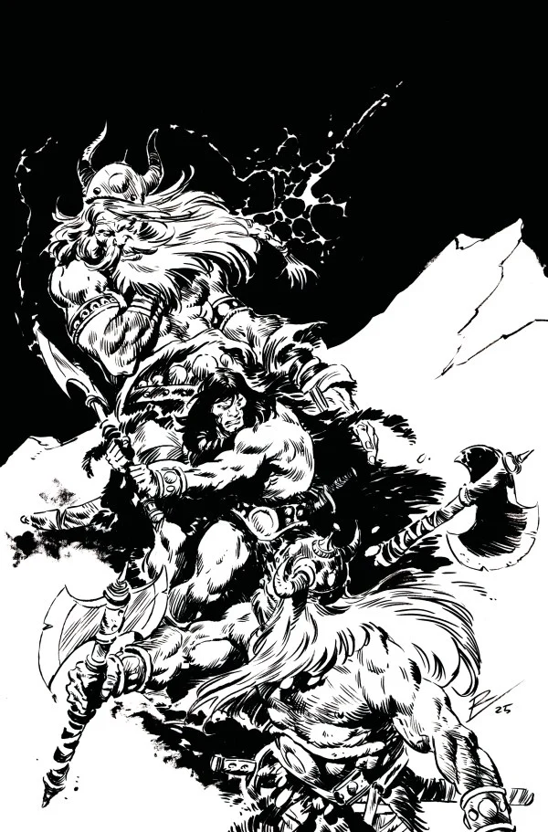 Conan le Barbare #25 TITAN I Encre 1:5 Roberto De La Torre N&B 10/08/2025