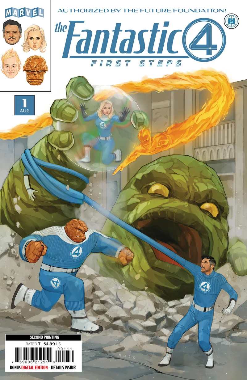 Les Quatre Fantastiques : Premiers Pas #1 2e Impression Phil Noto 08/27/2025