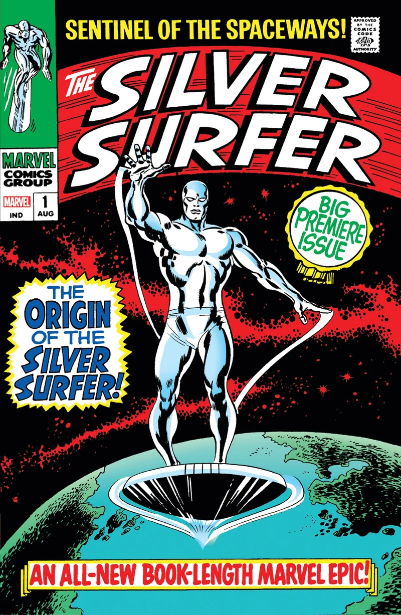 Silver Surfer Omnibus Hardcover Volume 01 John Buscema Couverture du premier numéro