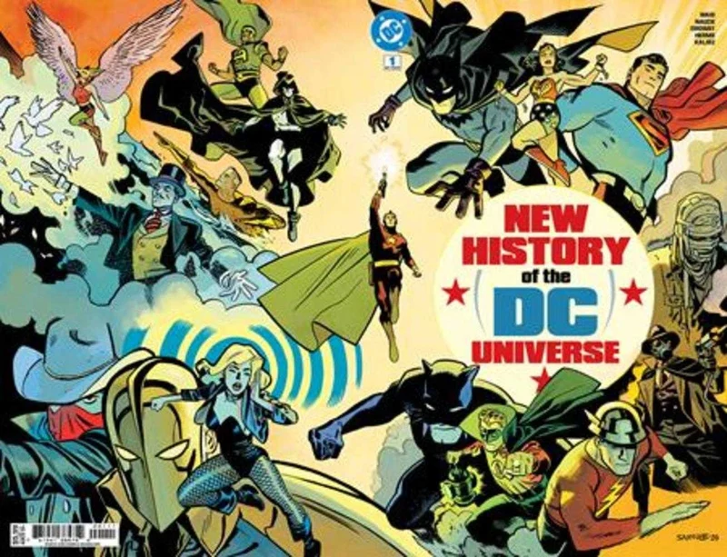 Nouvelle histoire de l'univers DC #1 (sur 4) Couverture Un wraparound de Chris Samnee
