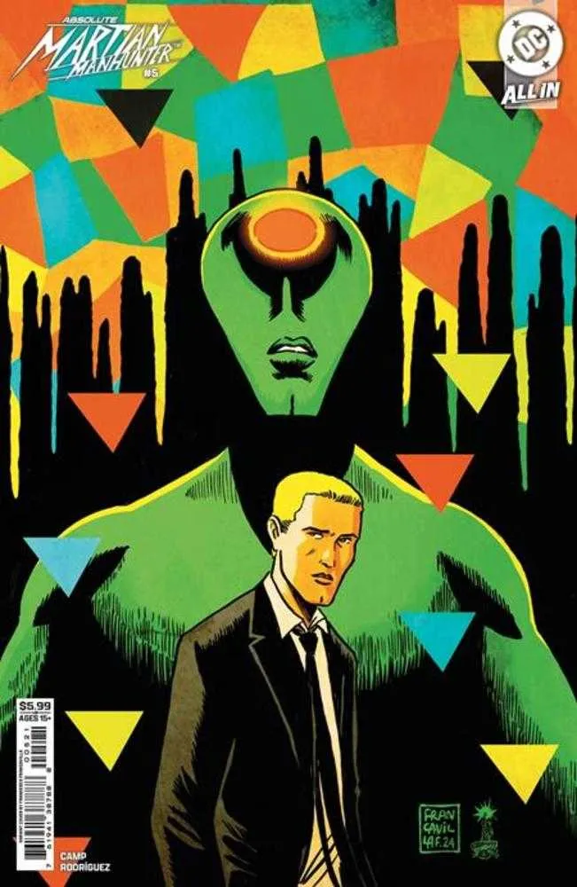 Absolute Martian Manhunter #5 (sur 12) Couverture B Francesco Francavilla Variante en papier cartonné