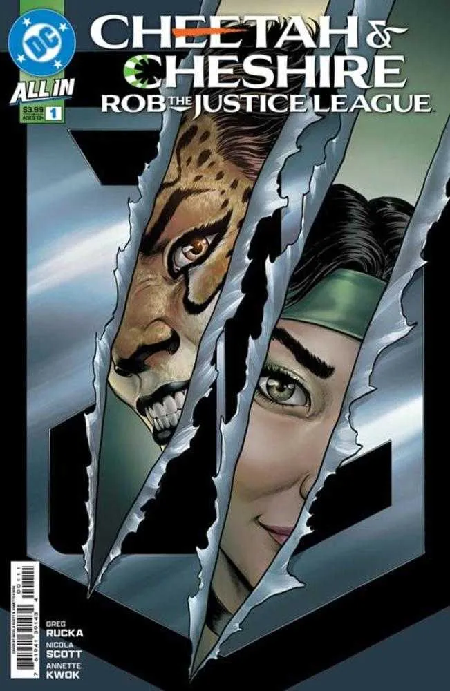 Cheetah et Cheshire dérobent la Ligue des Justiciers #1 (sur 6) Couverture A Nicola Scott