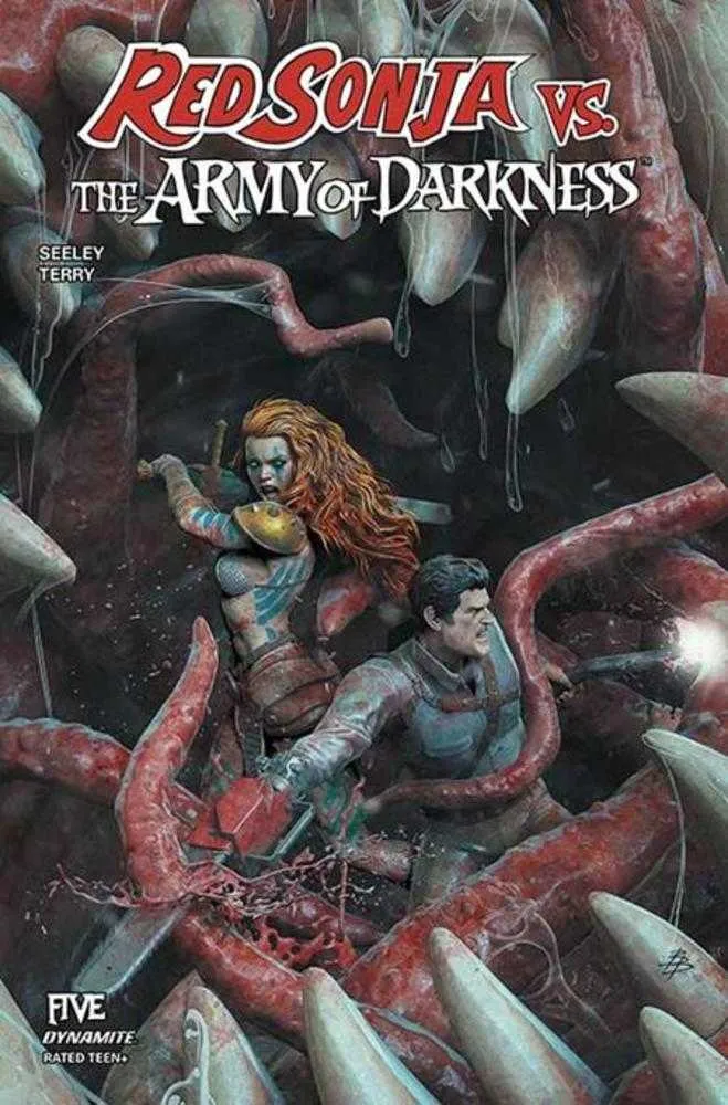 Red Sonja contre Army Of Darkness #5 Dynamite A Bjorn Barends 08/27/2025