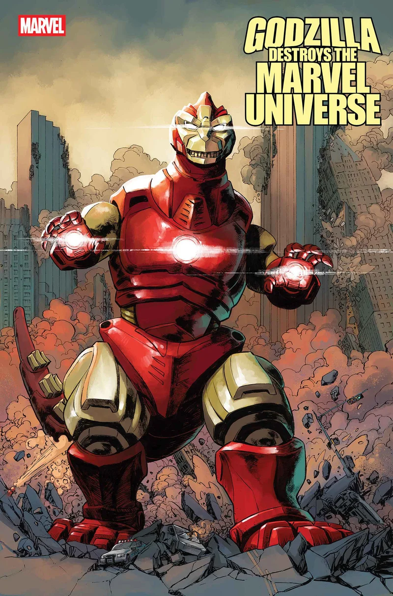 Godzilla détruit l'univers Marvel #3 MARVEL Wachter Iron Man-Zilla 09/24/2025