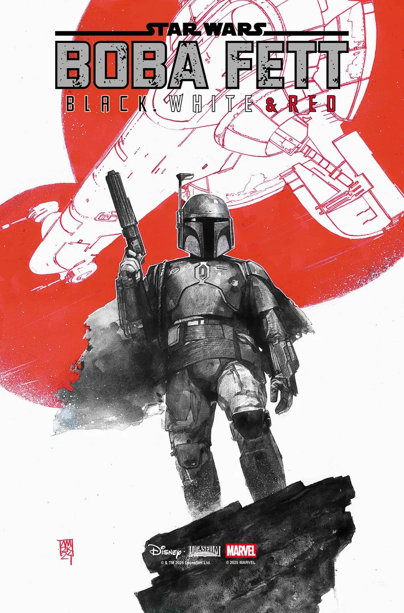 Star Wars Boba Fett Noir Blanc et Rouge #1 MARVEL 09/17/2025