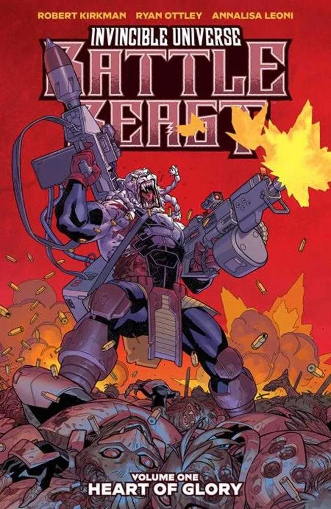 Invincible Universe Battle Beast TPB Volume 01 Exclusivité Marché Direct Ryan Ottley & Annalisa Leoni Couverture