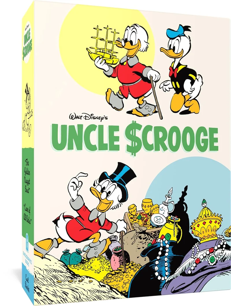 Coffret cadeau Oncle Picsou de Walt Disney, couverture rigide, Le Bateau pépite d'or et la Caverne d'Ali Baba