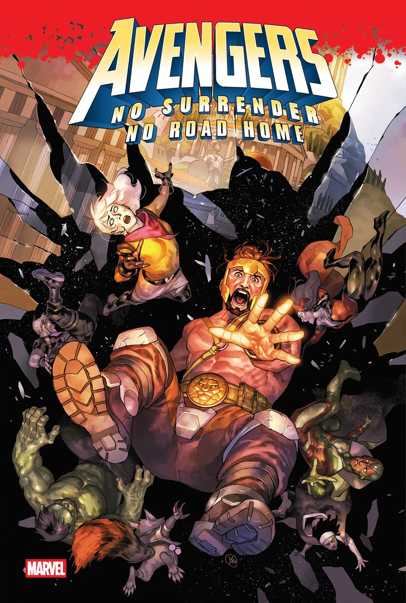 Couverture de Yasmine Putri, Omnibus Avengers : No Surrender/No Road Home [Marché direct uniquement]