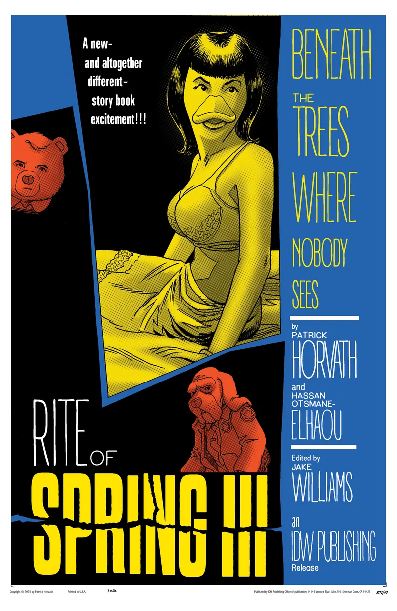 Sous les arbres, là où personne ne voit le Sacre du printemps #3, hommage à IDW B Fleecs, 09/24/2025