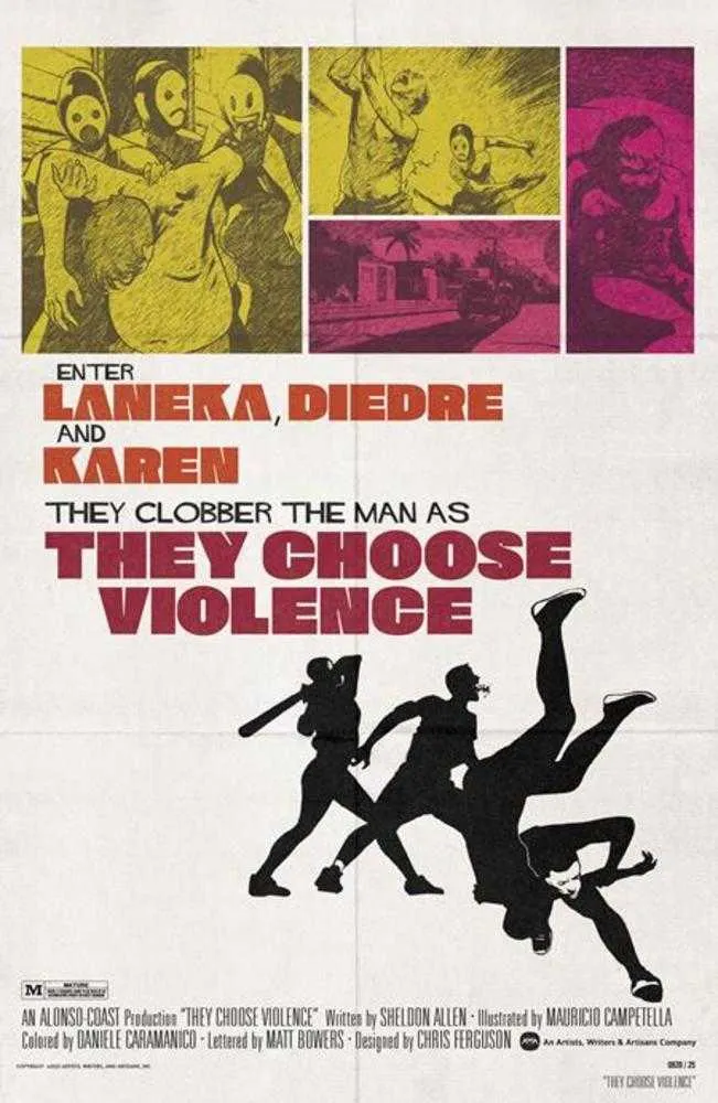 Ils choisissent la violence #3 (sur 5) AWA B Ferguson & Campetella Blaxploitation Hommage 08/20/2025