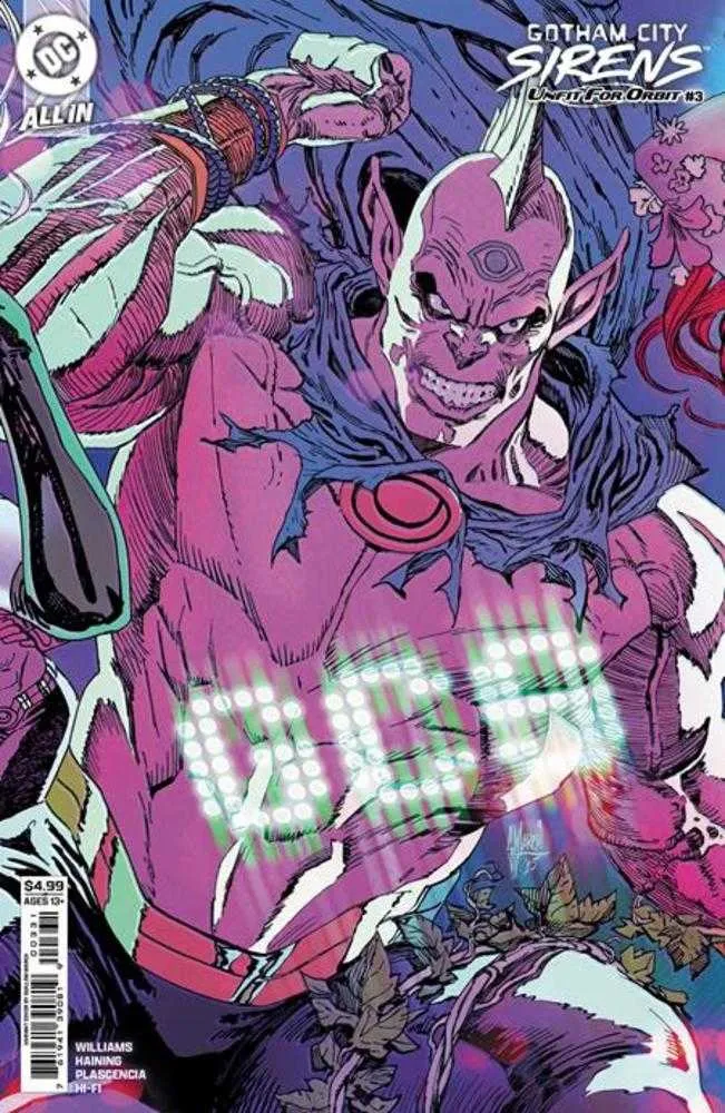 Gotham City Sirens Unfit For Orbit #3 (sur 5) Couverture C Guillem March Connecting Card Stock Variant