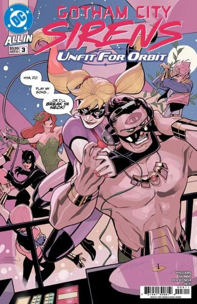 Gotham City Sirens Unfit For Orbit #3 (sur 5) Couverture A Terry Dodson & Rachel Dodson