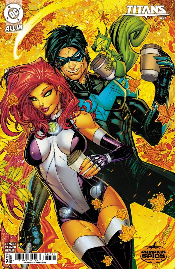 Titans #27 DC D Jonboy Meyers Pumpkin Spicy 09/17/2025