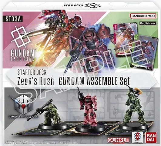 GUNDAM TCG : ST-03A ZEON'S RUSH GUNDAM ASSEMBLE
