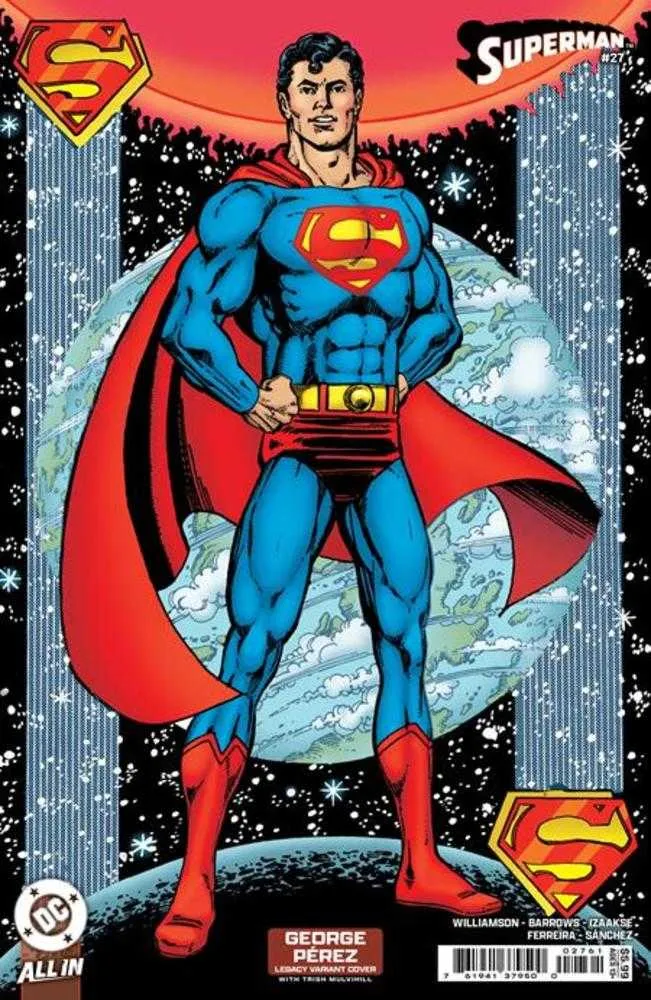 Superman #27 Couverture F George Perez Legacy Card Stock Variante