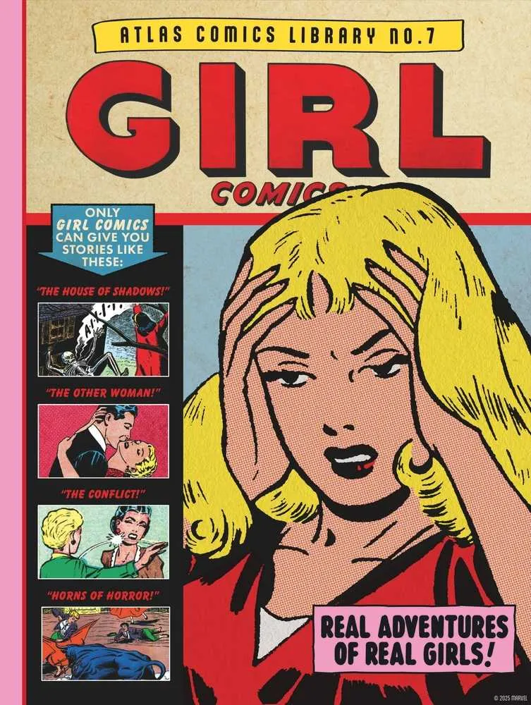 Atlas Comics Library, tome 07, couverture rigide, Girl Comics