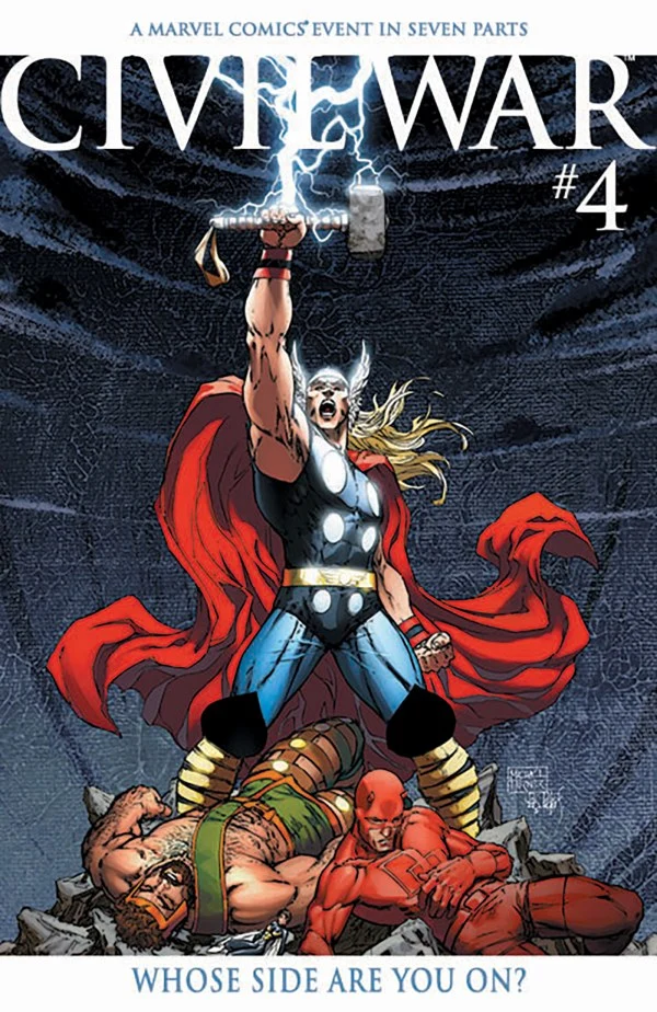 Civil War #4 MARVEL Fac-similé Michael Turner Foil 11/19/2025
