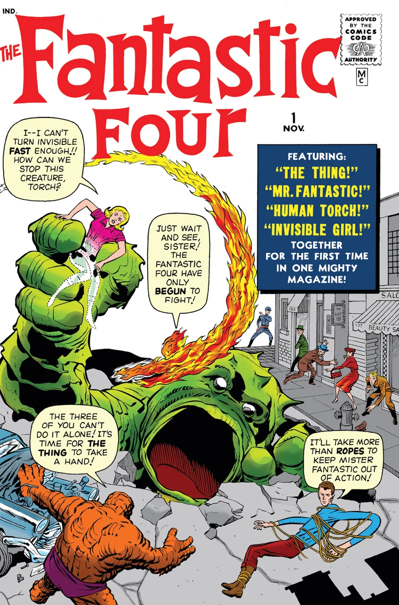 Les Quatre Fantastiques, tome 1, couverture de Jack Kirby [Nouvelle édition 3, vente directe uniquement]