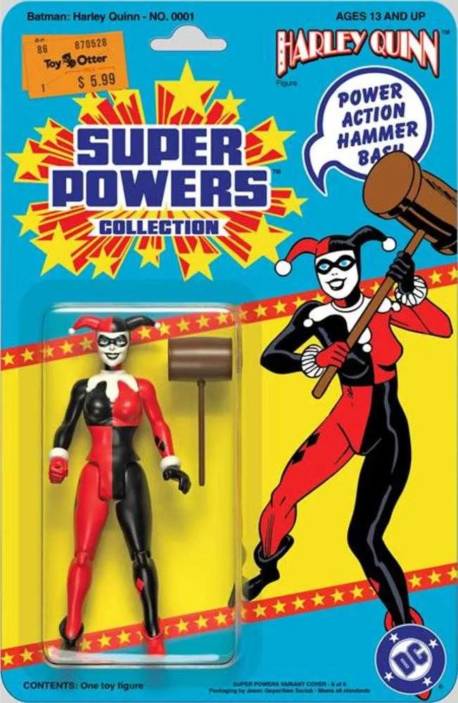 Batman Harley Quinn #1 Édition fac-similé Couverture B Jason Geyer & Alex Saviuk Variante de stock de cartes Super Powers
