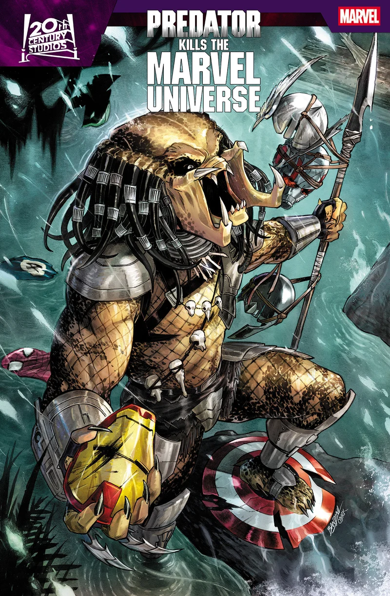 Predator Kills The Marvel Universe #1 Michele Bandini Foil Variante