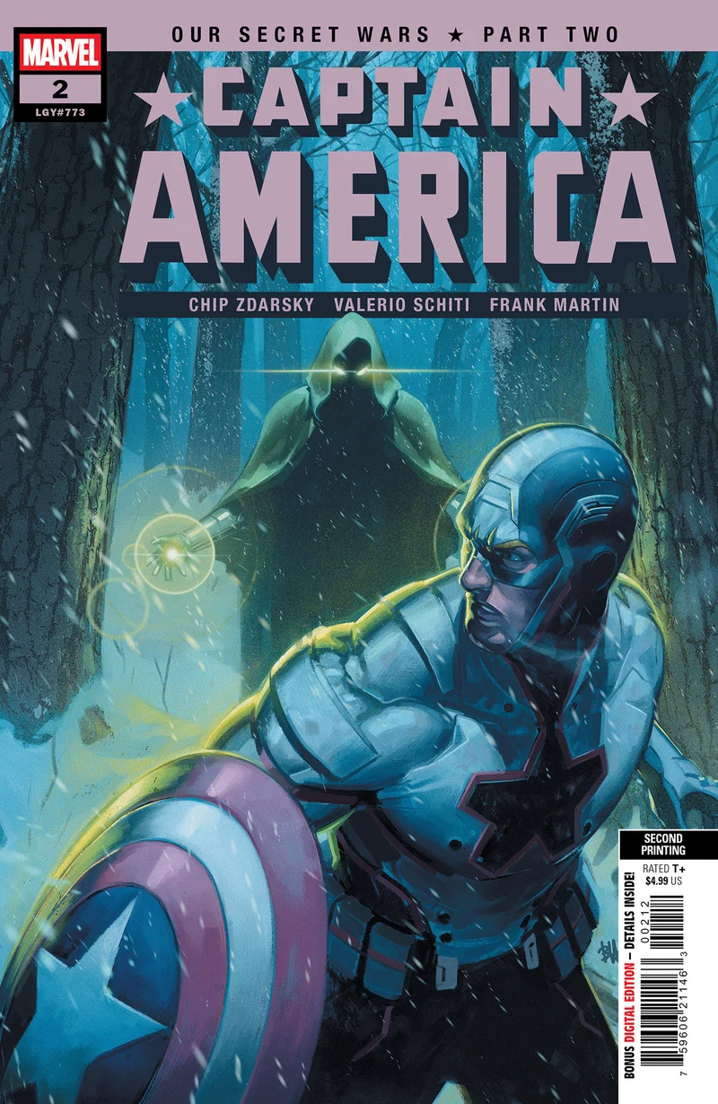 Captain America #2 2e tirage Marvel Ben Harvey 09/17/2025