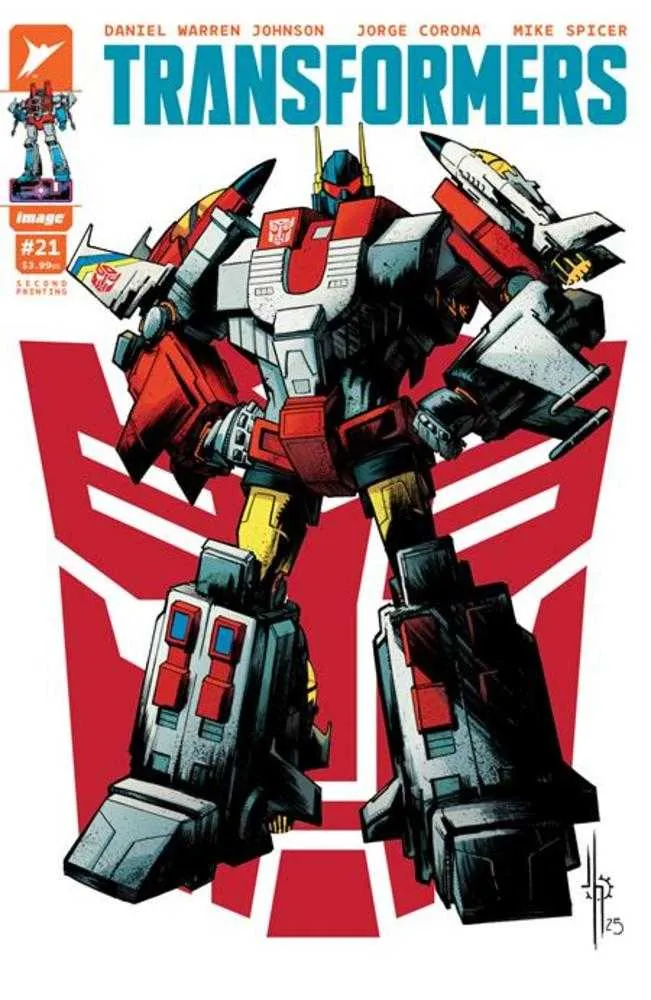 Transformers #21 2e impression IMAGE B Jason Howard Autobot 09/03/2025
