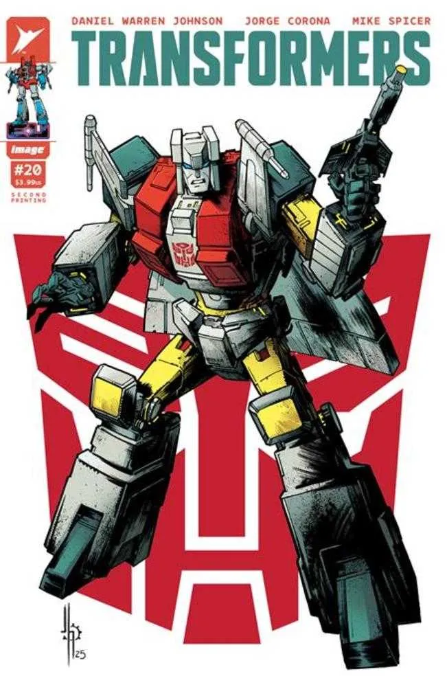 Transformers #20 2e impression IMAGE B Jason Howard Autobot 09/03/2025
