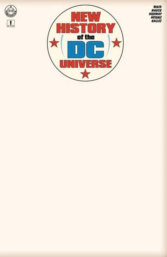 Nouvelle histoire de l'univers DC #1 (sur 4) Couverture G Variante en papier cartonné vierge