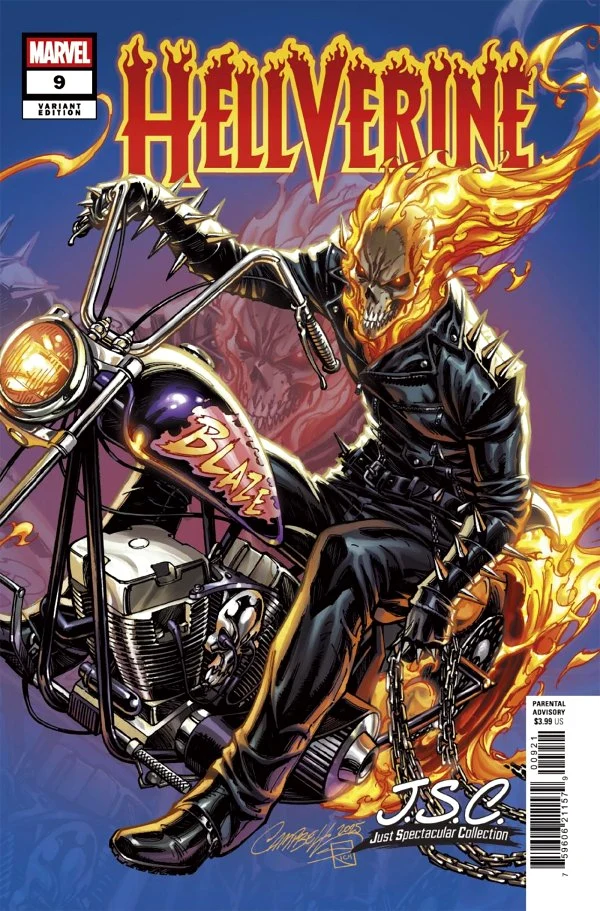 Hellverine #9 J. Scott Campbell Collection tout simplement spectaculaire 08/06/2025