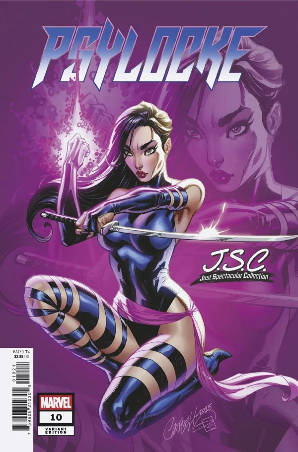 Psylocke #10 J. Scott Campbell Collection tout simplement spectaculaire 08/20/2025