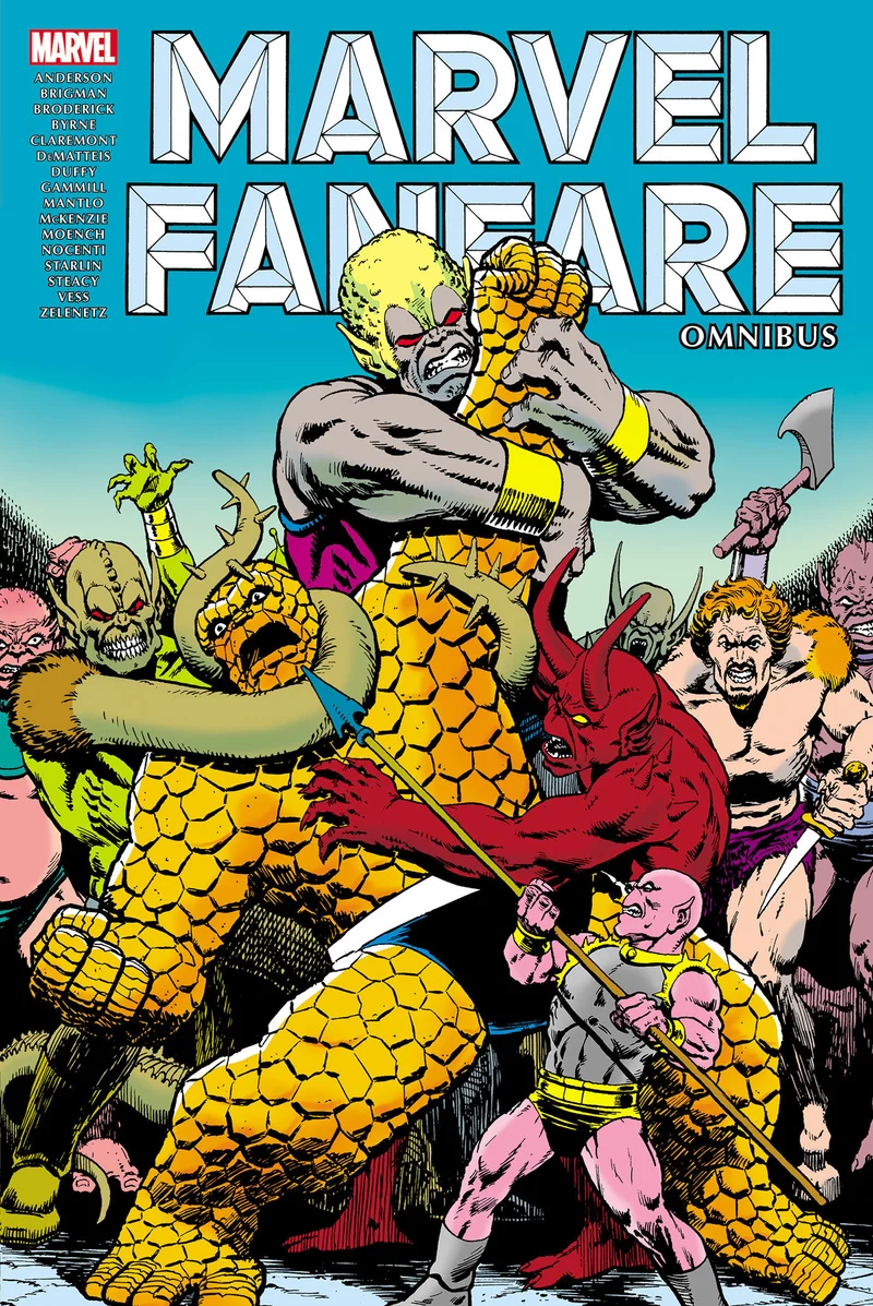 Marvel Fanfare Omnibus, tome 2, couverture de Jim Starlin