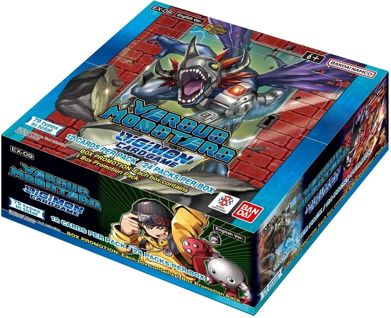 DIGIMON : VERSUS MONSTERS BOÎTE DE BOOSTER SUPPLÉMENTAIRE EX09