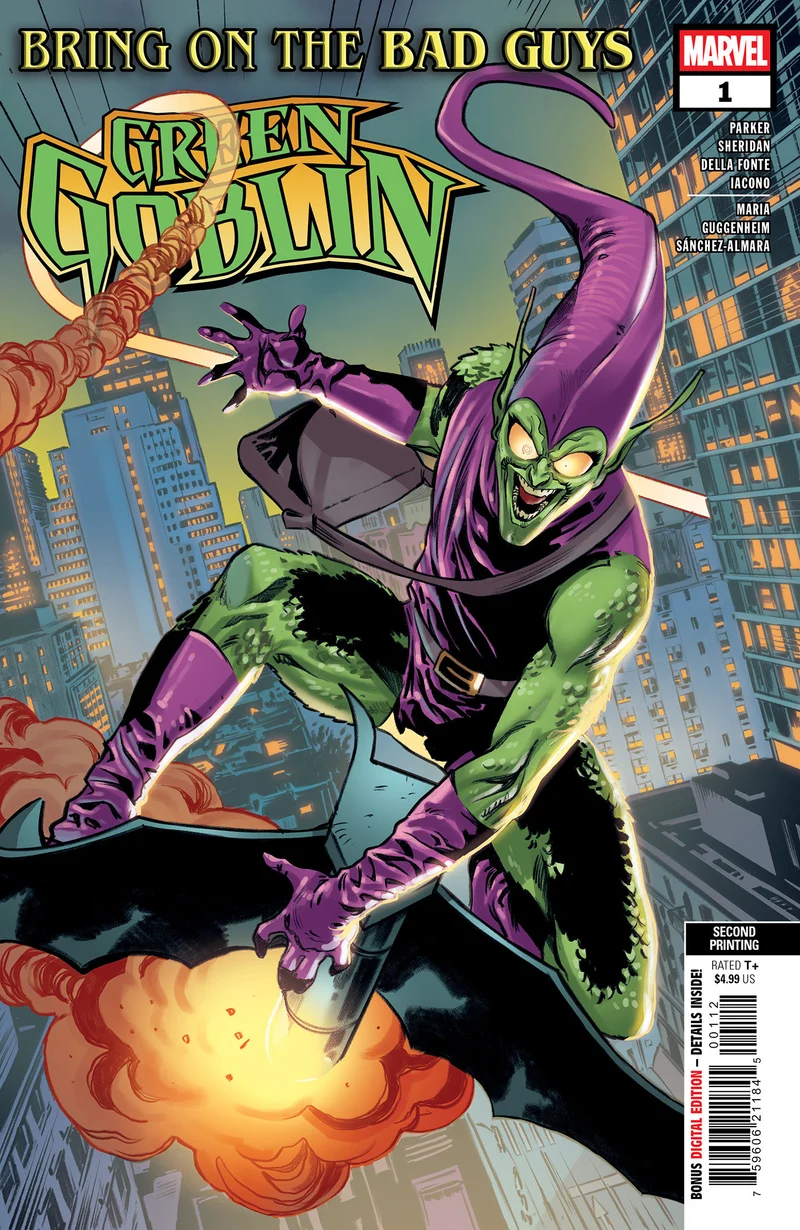 Bring On The Bad Guys Green Goblin #1 Della Fonte 2e impression 08/13/2025