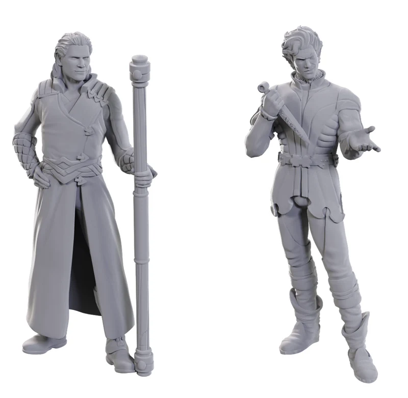 Figurines non peintes DND BG3 - GALE & ASTARION