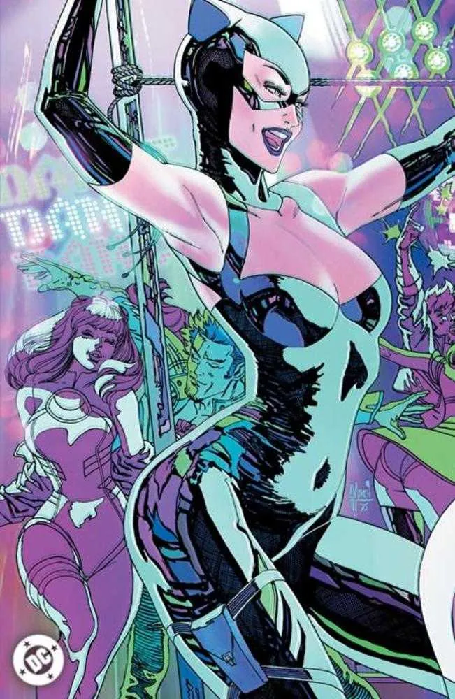 Gotham City Sirens Unfit For Orbit #1 (sur 5) Couverture E Guillem March Connecting Kalanorian Foil Variant