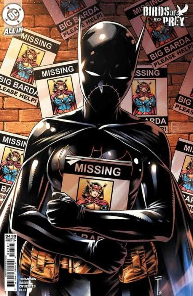 Birds Of Prey #23 Couverture C Serg Acuna Variante en papier cartonné