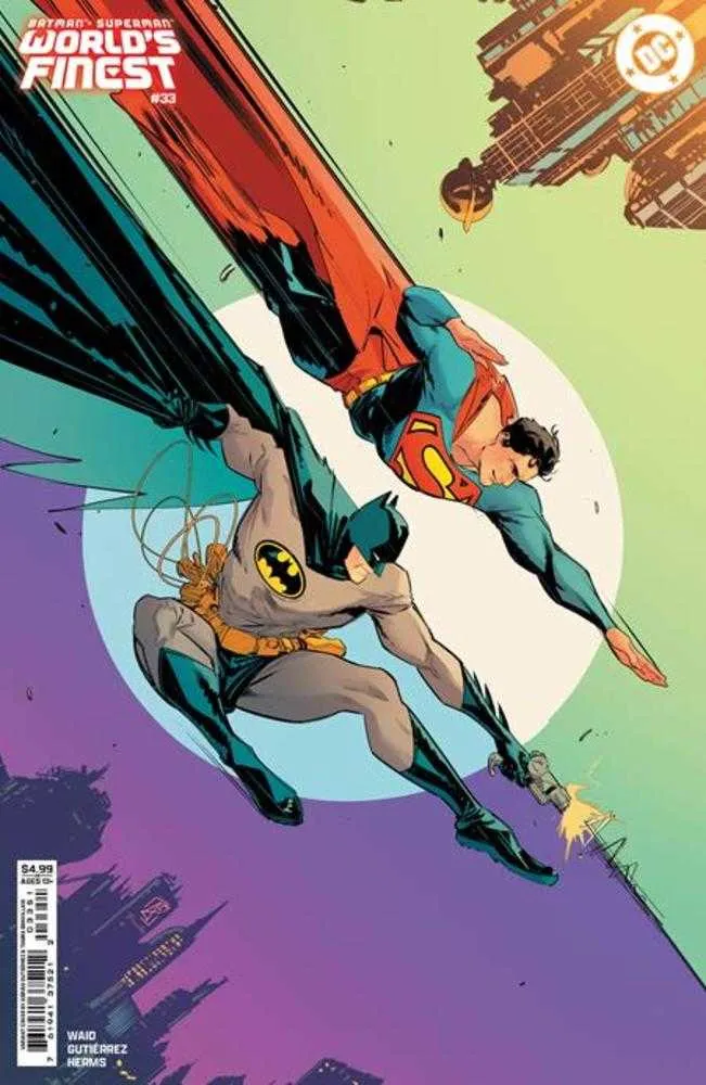 Batman Superman Worlds Finest #33 Couverture C Adrian Gutierrez Variante de stock de cartes