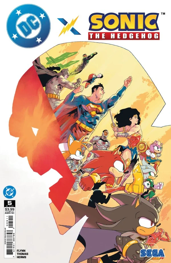 DC X Sonic The Hedgehog #5 [sur 5] DC A Pablo M Collar 07/30/2025