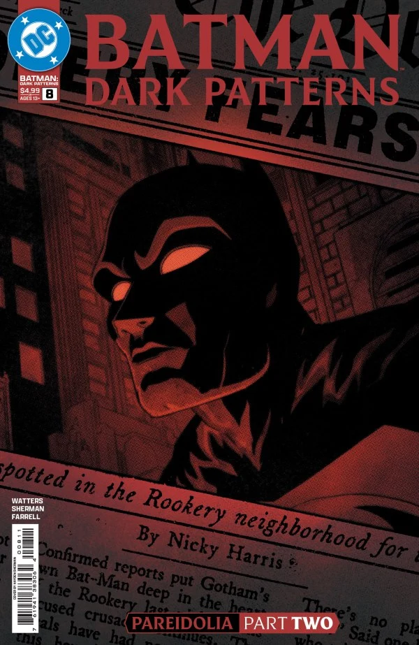 Batman Dark Patterns #8 [sur 12] DC A Hayden Sherman 07/09/2025