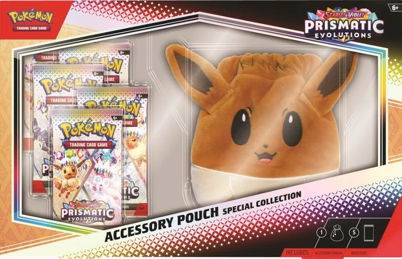 POCHE D'ACCESSOIRES ÉVOLUTIONS PRISMATIQUES DU JCC POKÉMON SV8.5