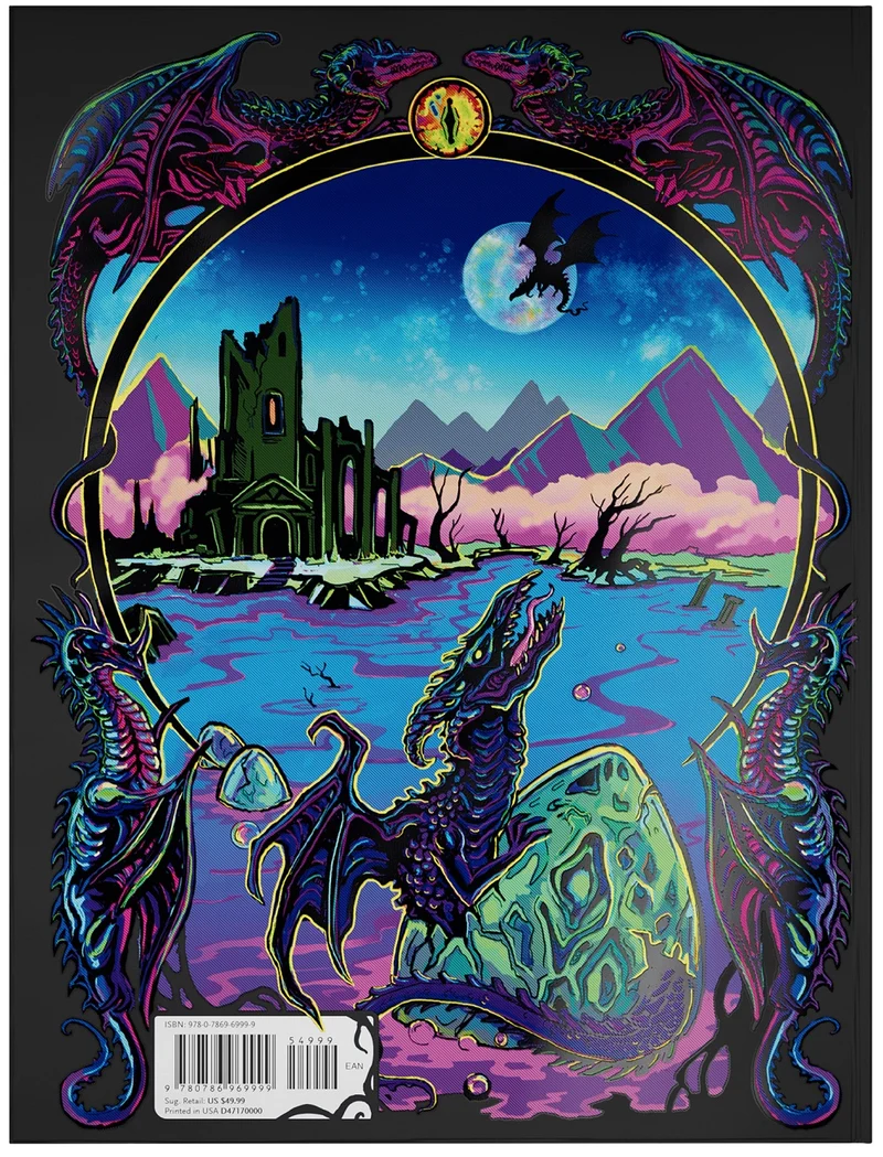 D&D RPG : DRAGON DELVES, UNE ANTHOLOGIE D'AVENTURE, COUVERTURE ALTERNATIVE LIMITÉE