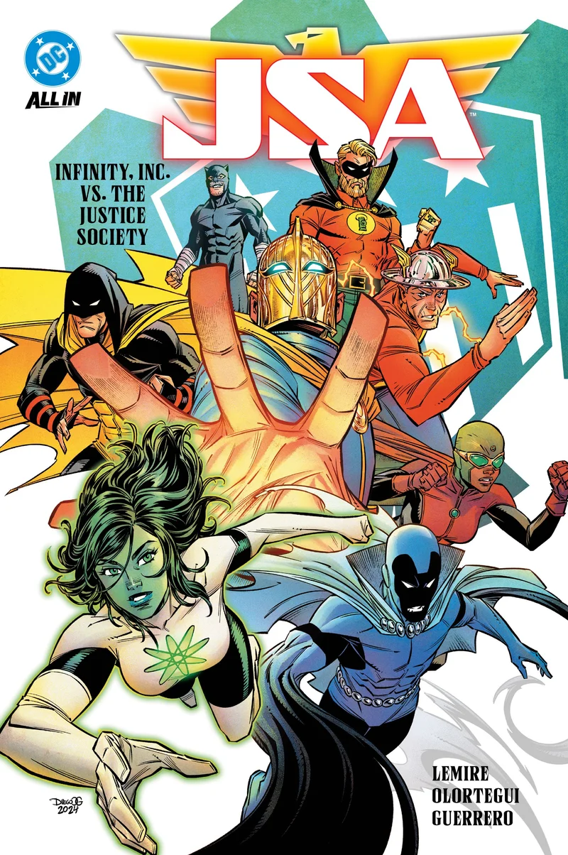 JSA Volume 1 : Infinity Inc. contre la Justice Society, couverture rigide